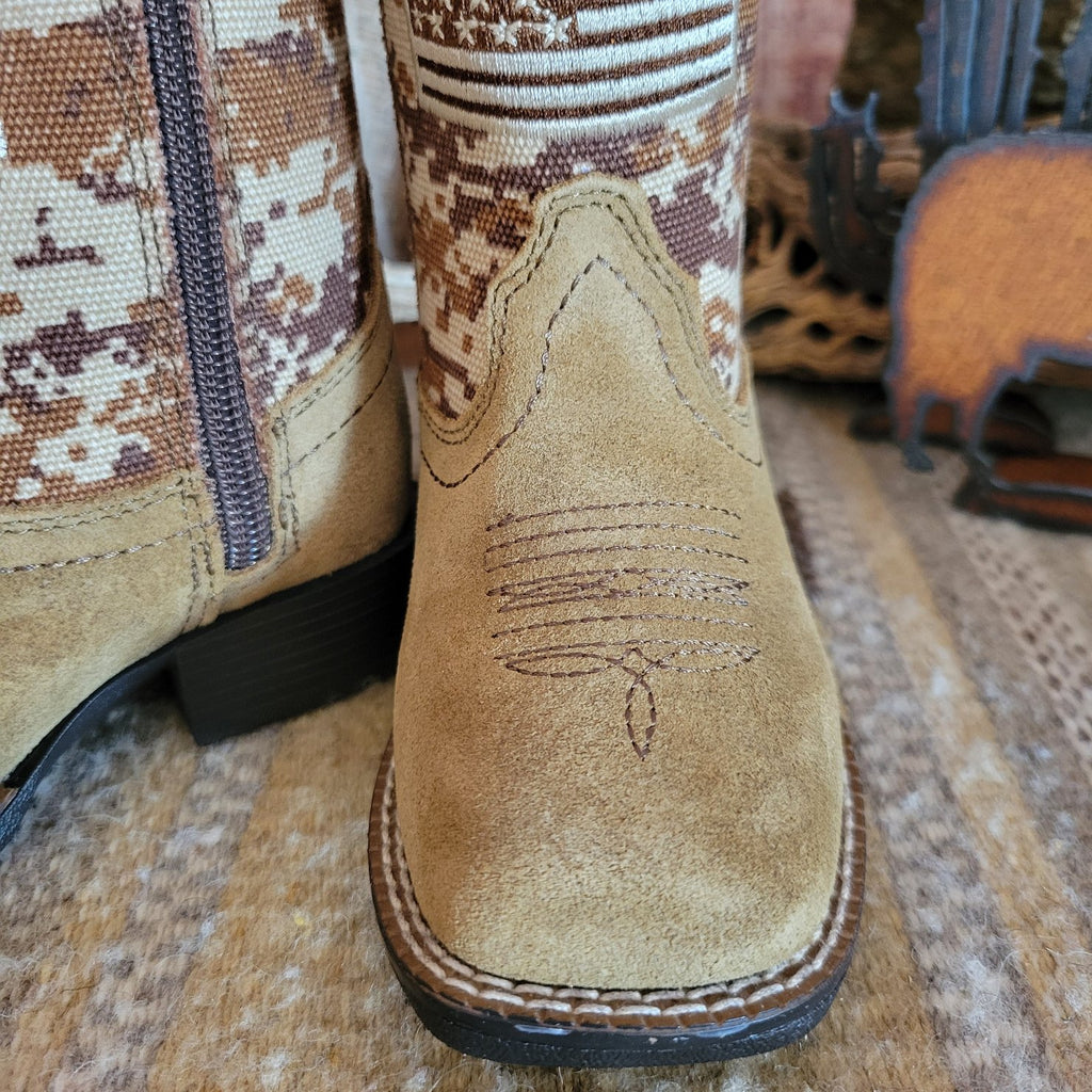 Kids' Toddler "Patriot" Boots by Ariat Size 4-7 A441000644 Detailed View