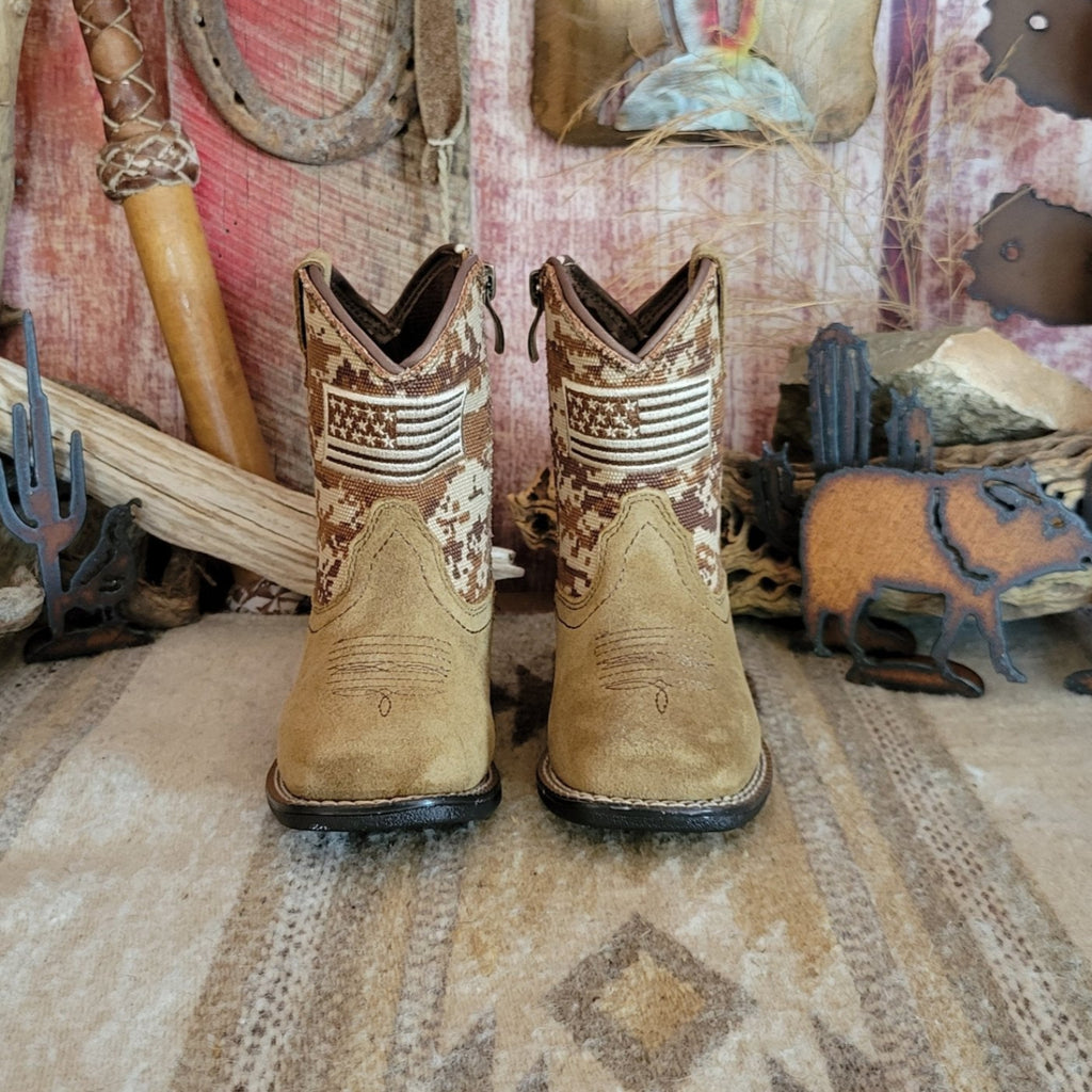 Kids' Toddler "Patriot" Boots by Ariat Size 4-7 A441000644 Front View