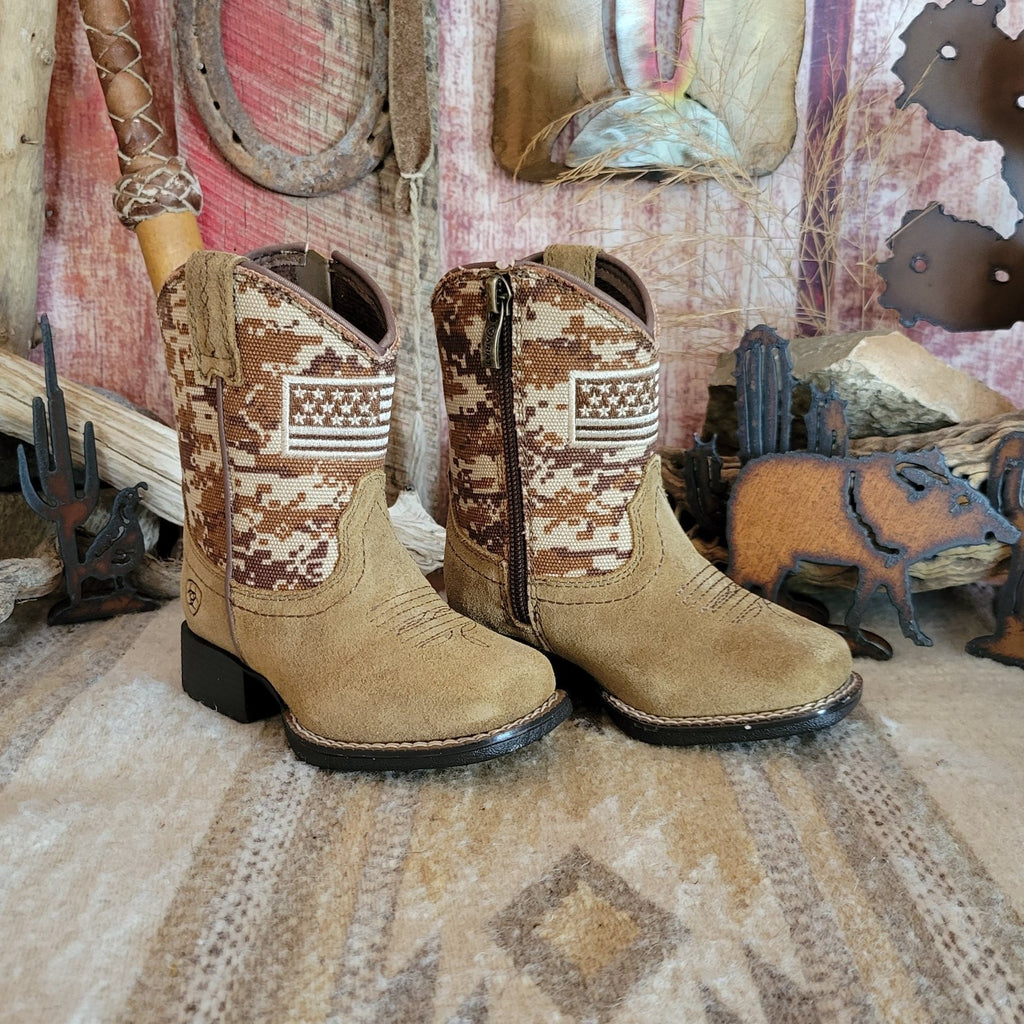 Kids' Toddler "Patriot" Boots by Ariat Size 4-7 A441000644 Side View