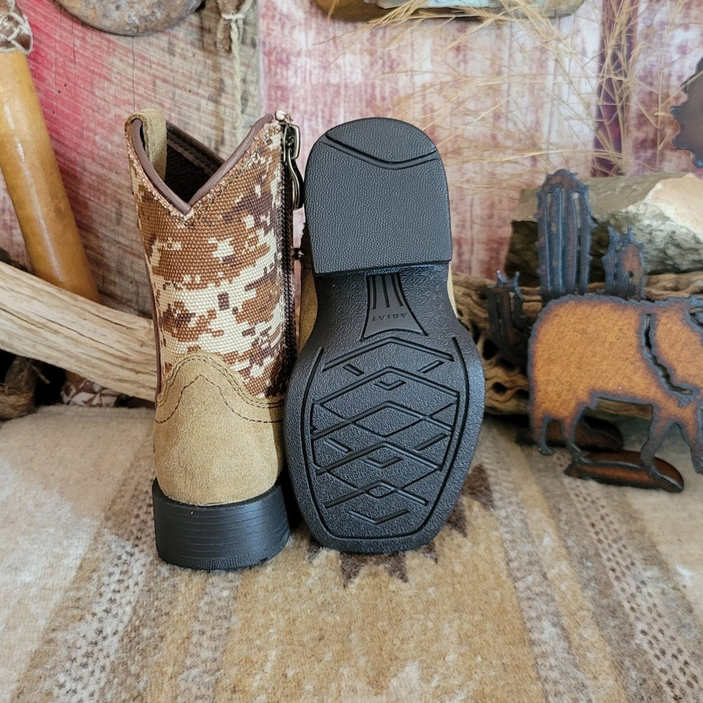 Kids' Toddler "Patriot" Boots by Ariat Size 4-7 A441000644 Sole View