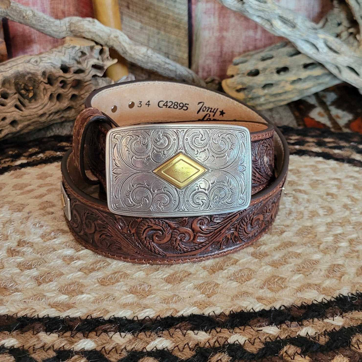 Tony Lama Belt Leather Belt  main image 3