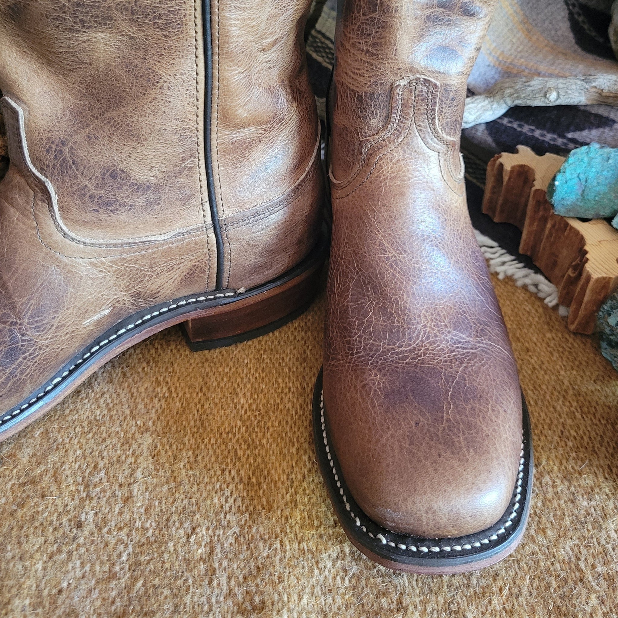 Leather Shooter Boots 