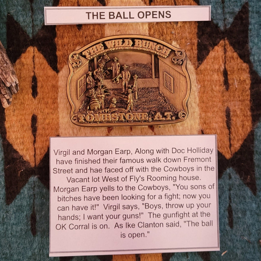 Limited Edition Belt Buckles "The Wild Bunch" by Joe Harvey of Tombstone Products WB101 Story3