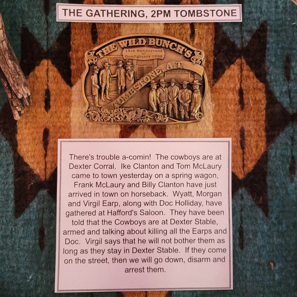 Limited Edition Belt Buckles "The Wild Bunch" by Joe Harvey of Tombstone Products WB101 Story
