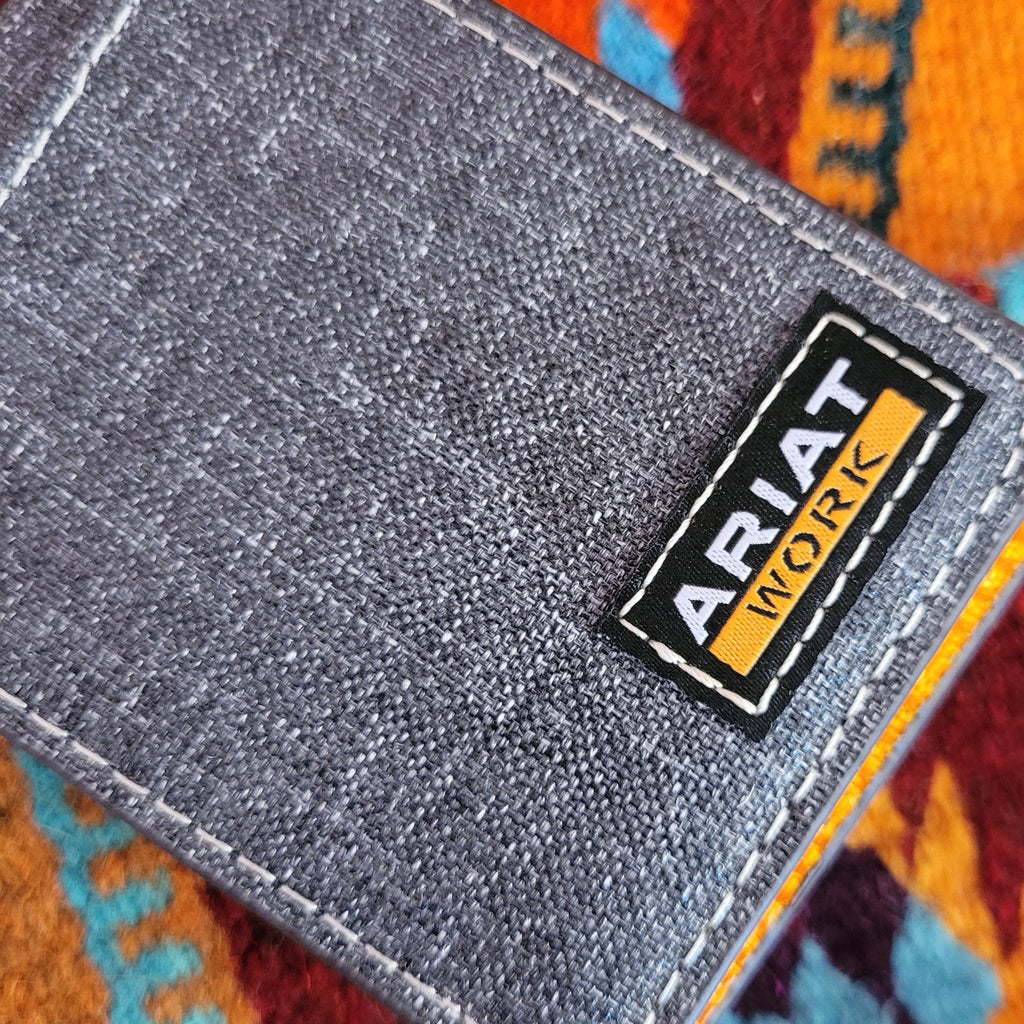 Men's Bi-Fold "Ariat Work" Money Clip by Ariat A3402706 Detailed View
