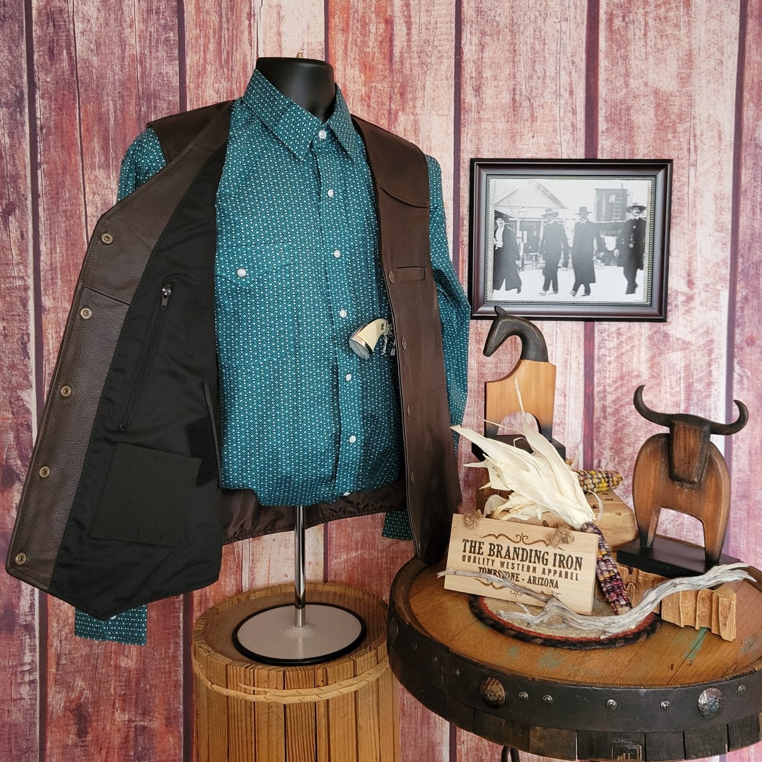 Men's Conceal Carry Vest the “Drover” by Wyoming Traders VDB – The