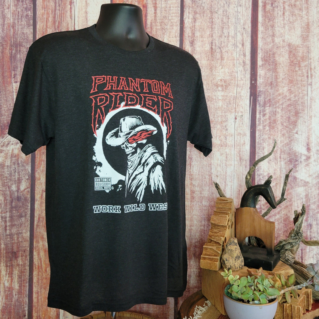 Men's Graphic T-Shirt "Phantom Rider" by Phantom Rider PR-1538 Front View