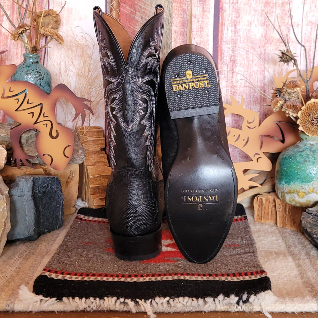 Men's Leather Boots "Winston Lizard" by Dan Post DP3050R Sole View
