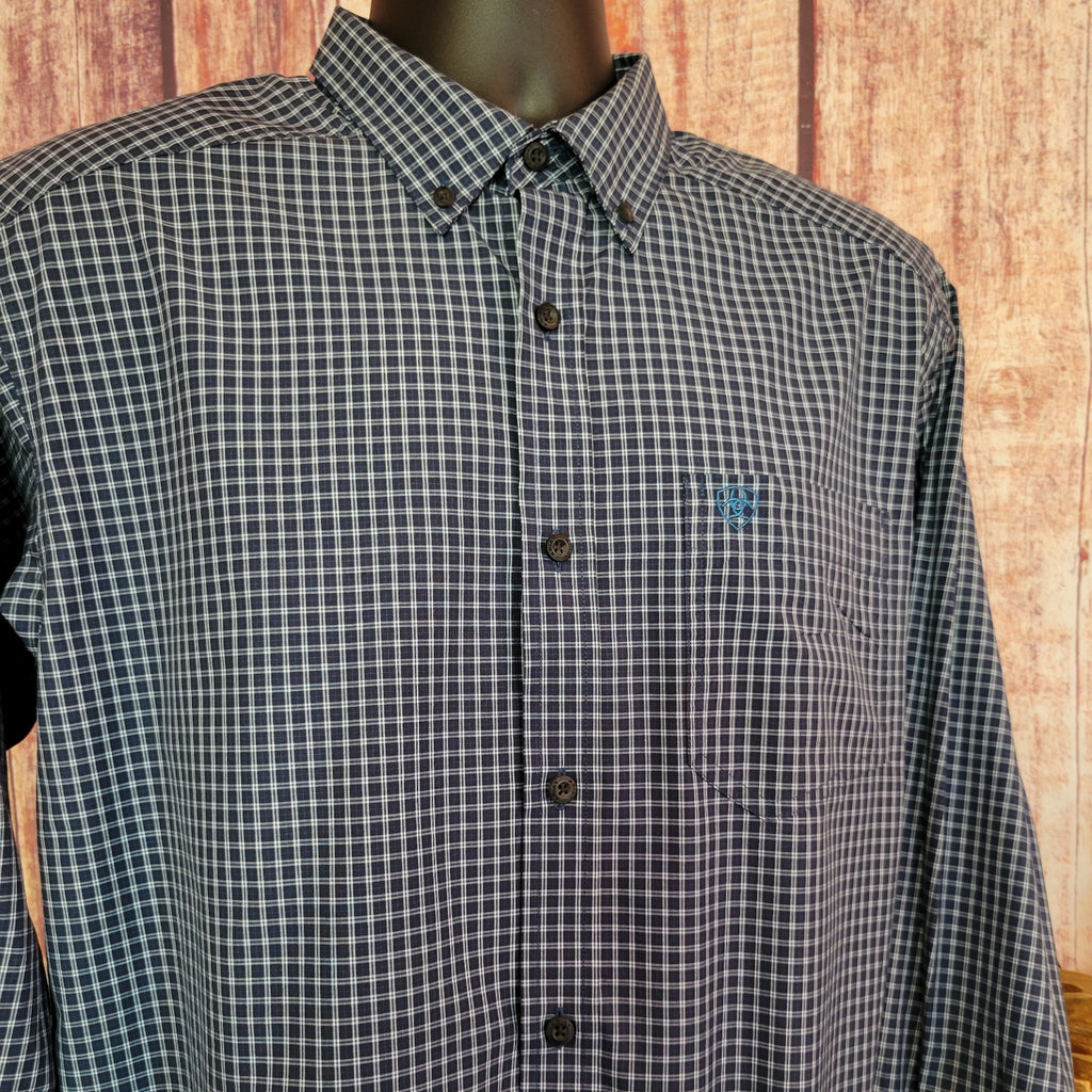 Men's Pro "Paddy" Long Sleeve Snap Shirt by Ariat 10053870 Detailed View