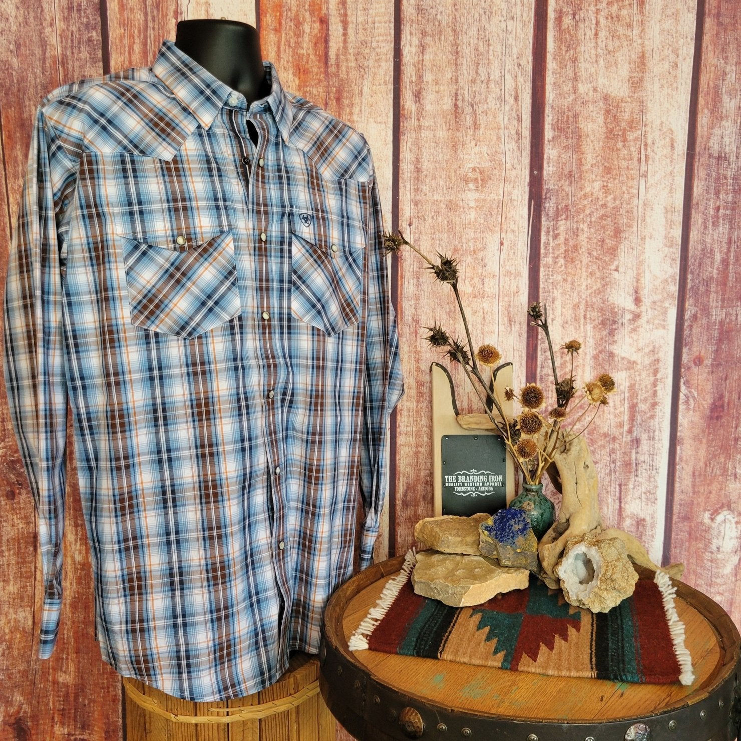 Mens pearl snap shirts long sleeve best sale