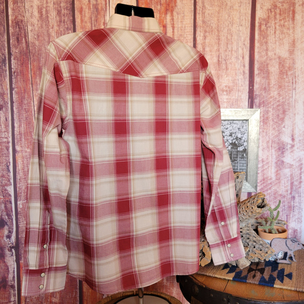 Men's Retro Long Sleeve Snap Shirt "Hardwick" by Ariat 10054706 Back View