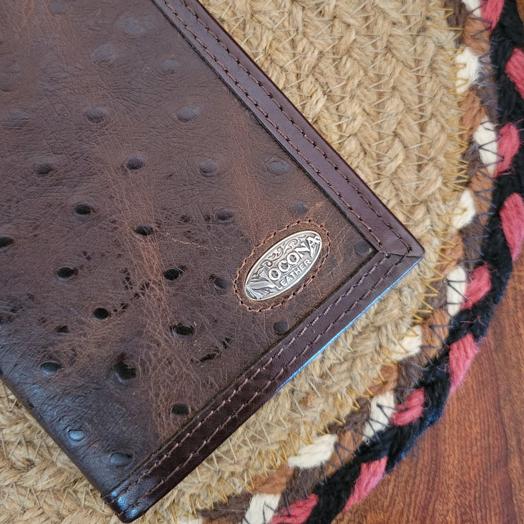 Men's Rodeo Wallet/Checkbook Cover by Nocona N5487602 Detailed View