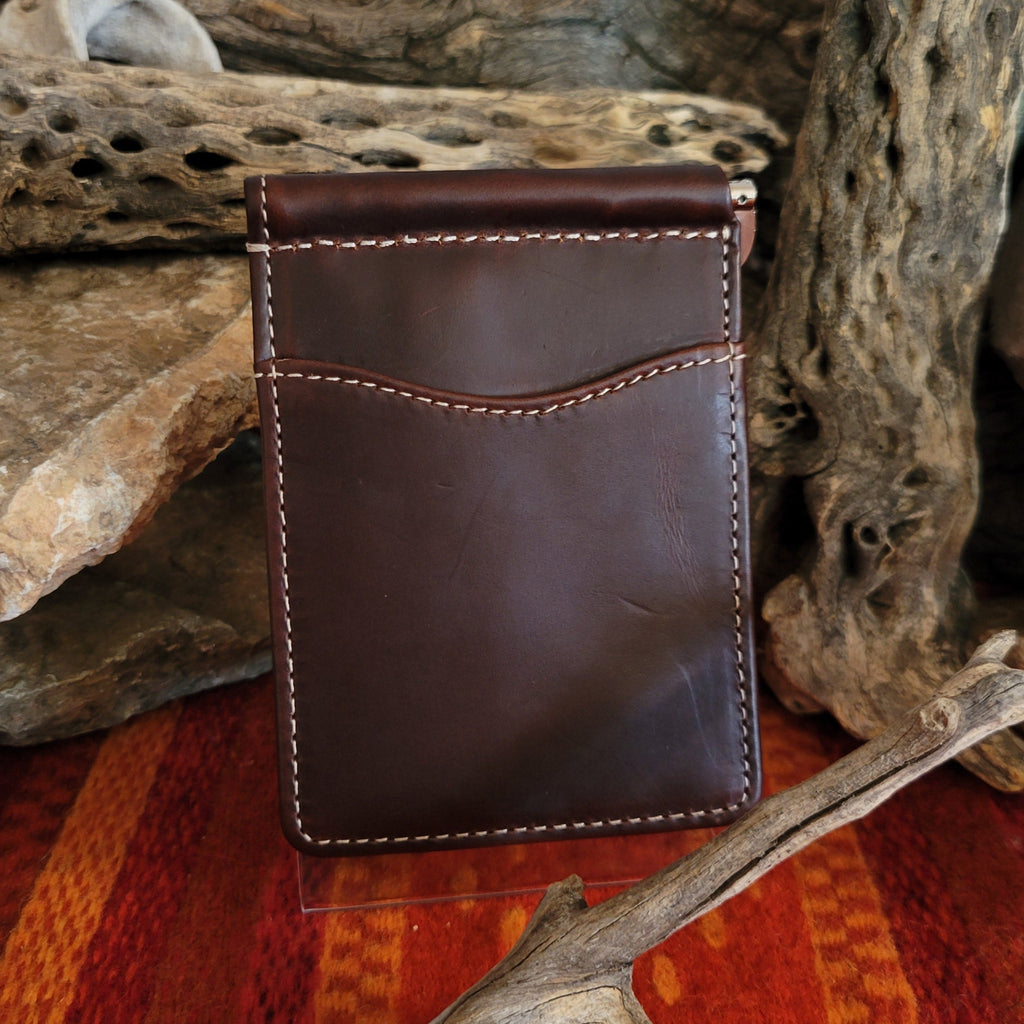 Back of the wallet with card pocket.