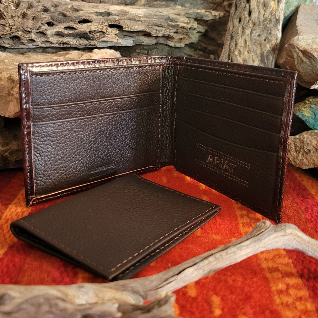 Inside view showcasing the multiple card slots and detached passcase.