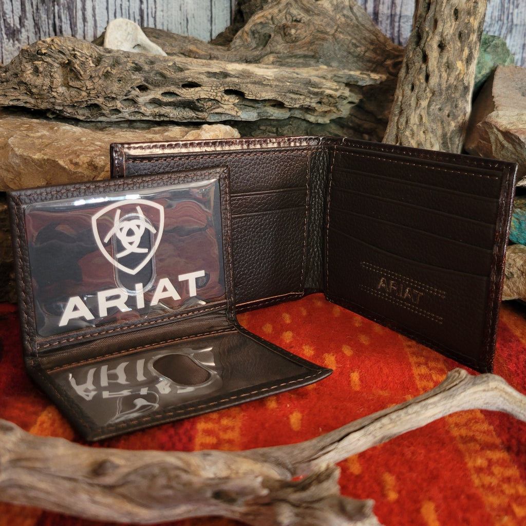 Inside view with multiple card slots and detached passcase showcasing its ID slots.