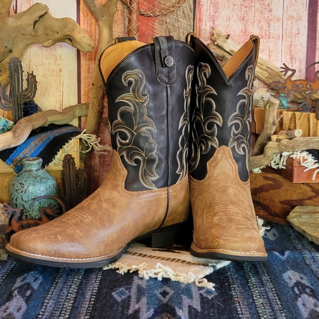 Mens Conceal Carry Boot "Trigger" by Roper  09-020-0906-3522 Front Side View