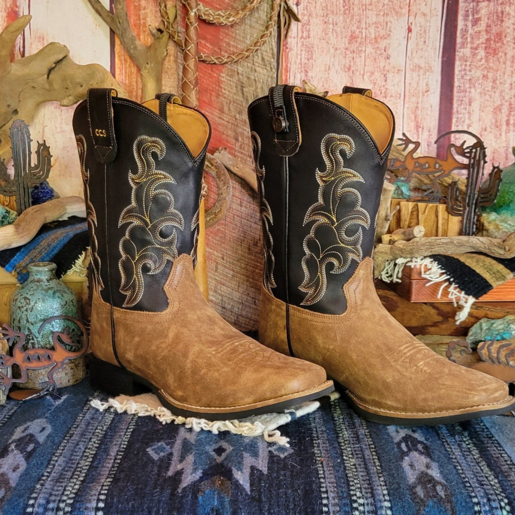 Mens Conceal Carry Boot "Trigger" by Roper  09-020-0906-3522 Side View