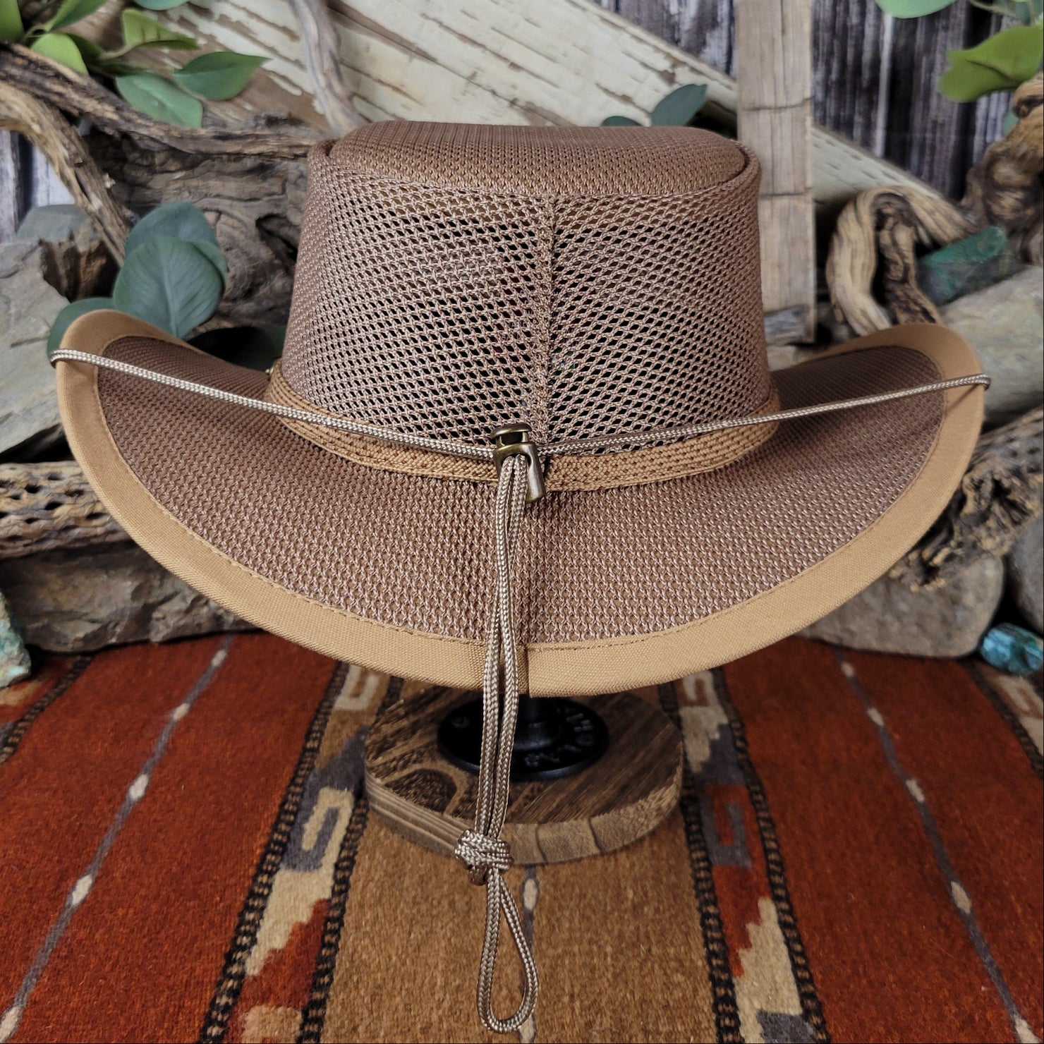 Mesh Covered Nylon Safari Hat 