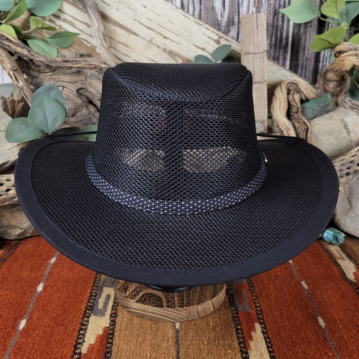 Mesh Covered Nylon Safari Hat 