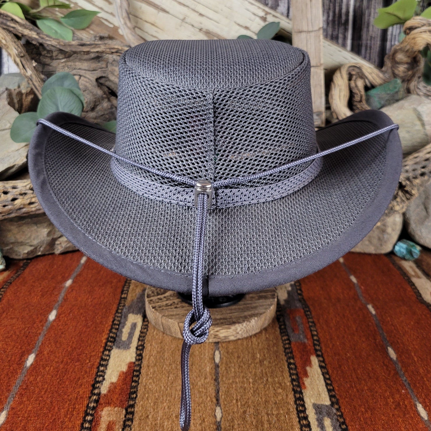 Mesh Covered Nylon Safari Hat 