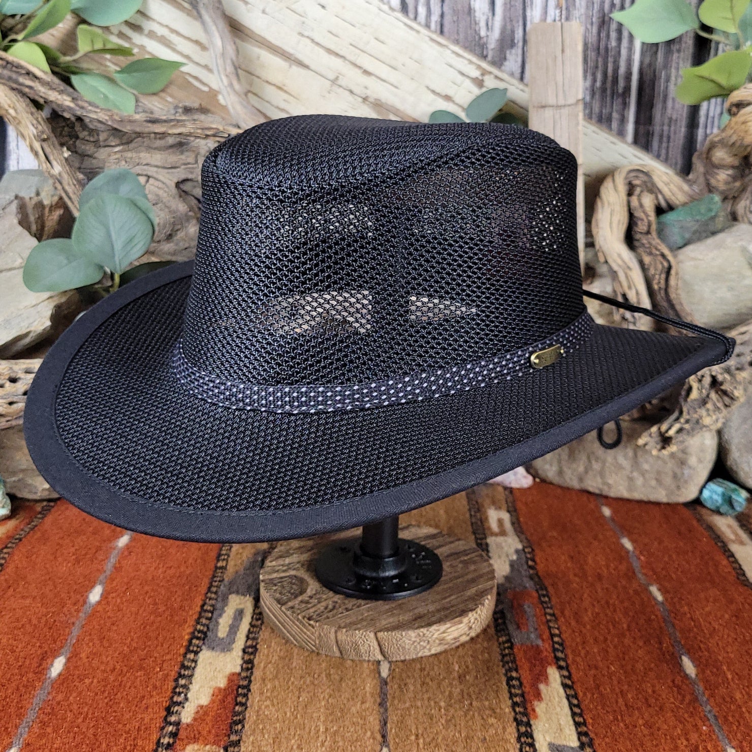 Mesh Covered Nylon Safari Hat 