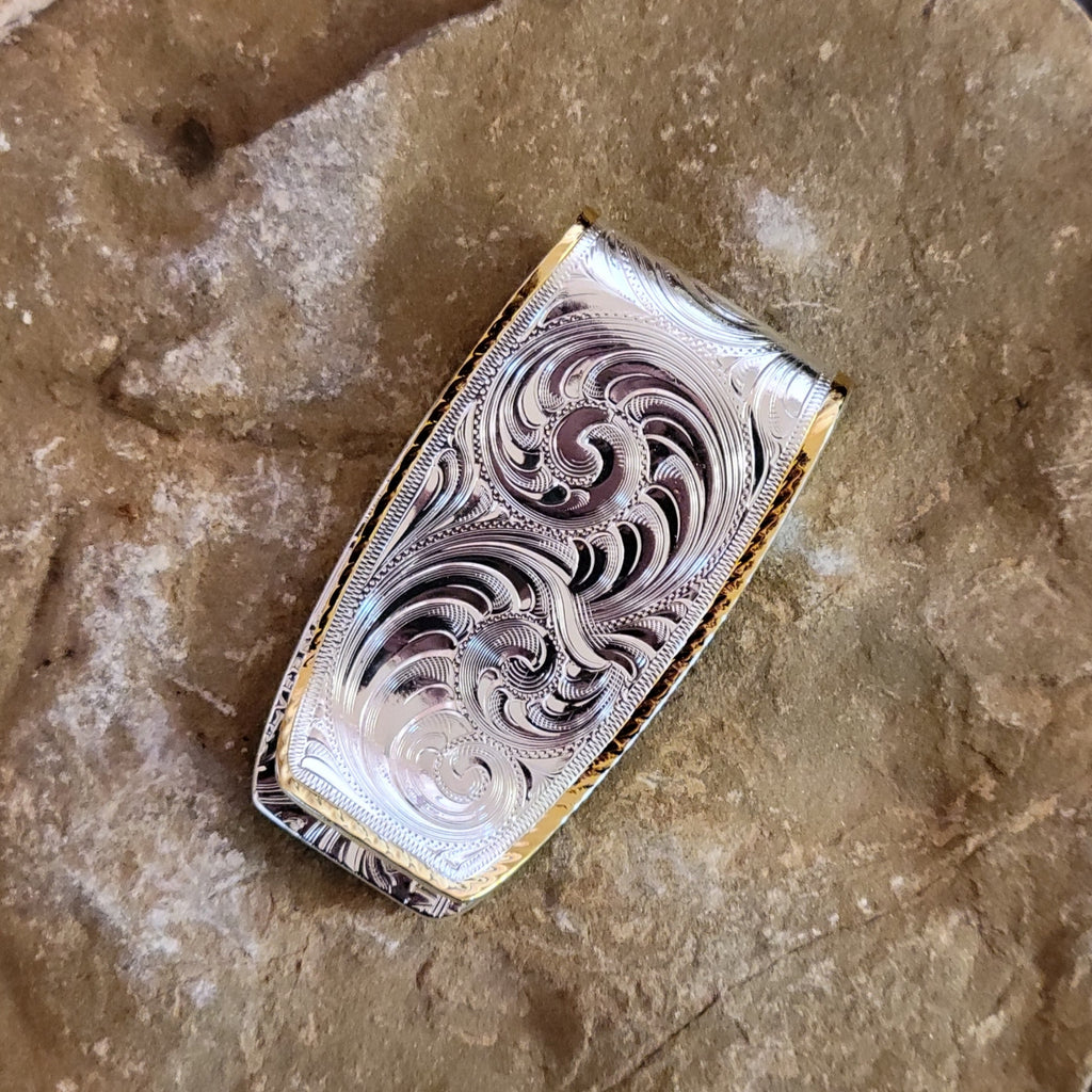 Money Clip "The Ultimate Fight" Montana Silversmith MCL5831 Back View