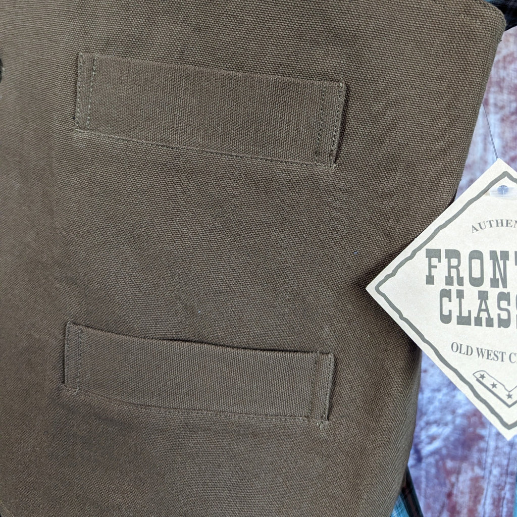 Frontier Classics Vest CM60 brown pocket view