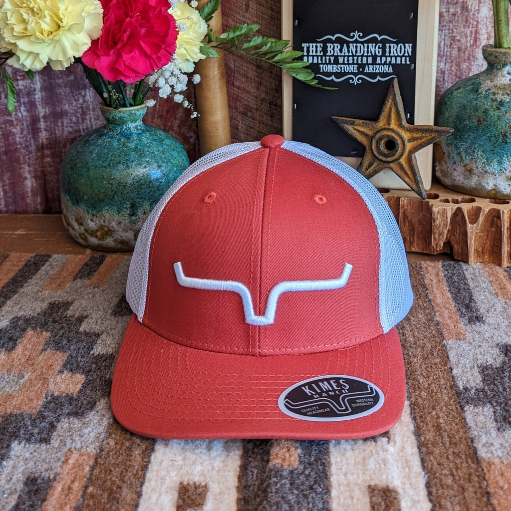 Weekly Trucker Cap by Kimes Ranch apple red