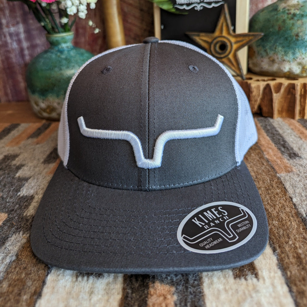 Weekly Trucker Cap by Kimes Ranch charcoal view