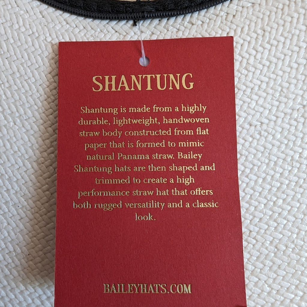 Shantung Hat the "Hedley" by Bailey S2310 Shantung description view