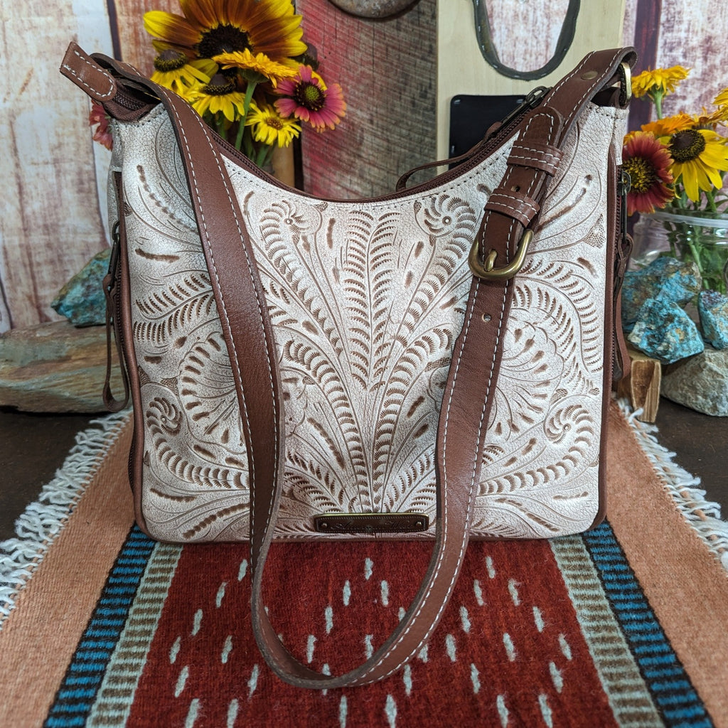 Concealed Carry Shoulder Bag by American West  9199629 back view