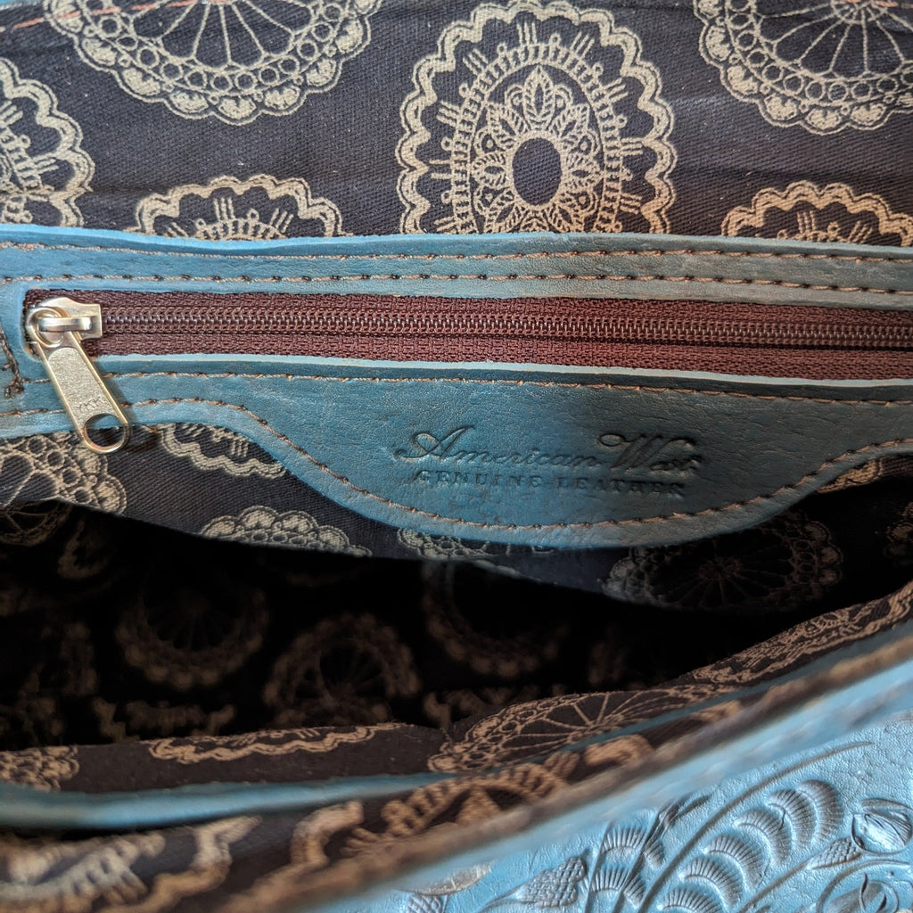 Blue Ridge Flap Crossbody Bag by American West  2116268 inside viewe