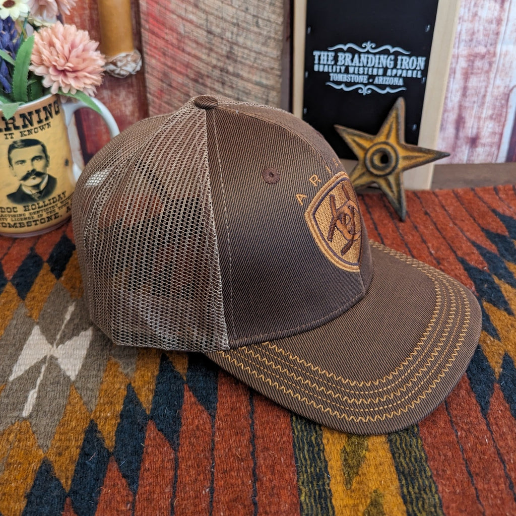 Trucker Cap with Logo Patch by Ariat   1515602 side view