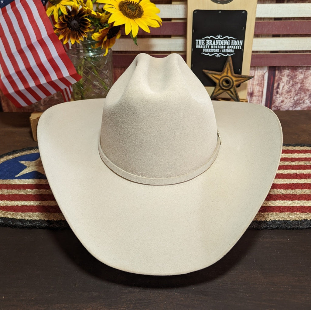  "Lariat" by Stetson SFLRAT-7540  silverbelly front view