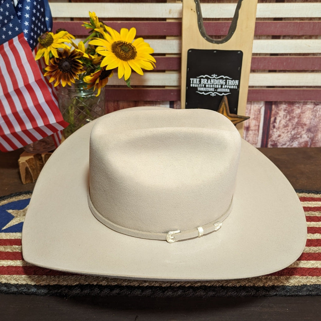  "Lariat" by Stetson SFLRAT-7540  silverbelly side view