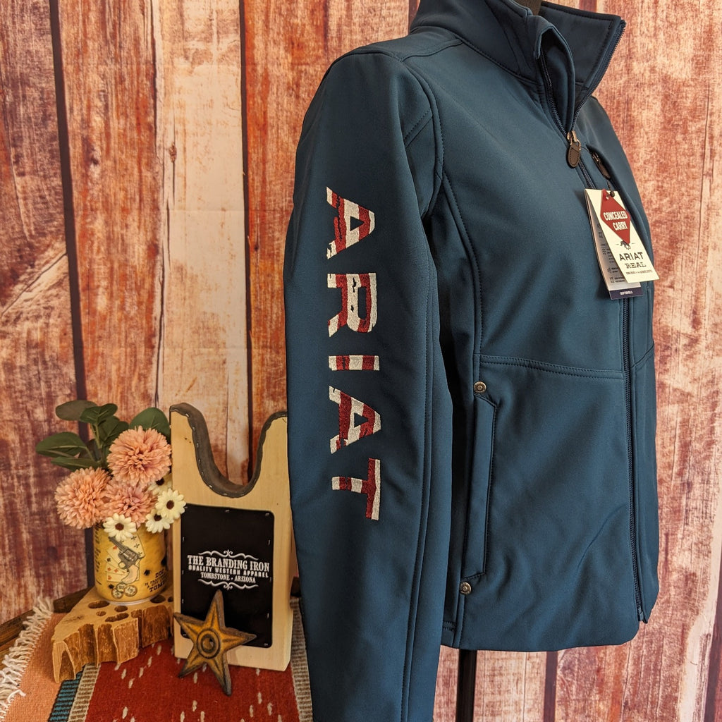 Women's Softshell Patriot Jacket by Ariat 10046566 side view