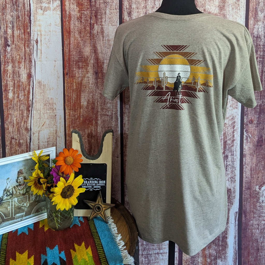 Women's "Durango Desert" Short Sleeve T-Shirt by Ariat  10047636 back view