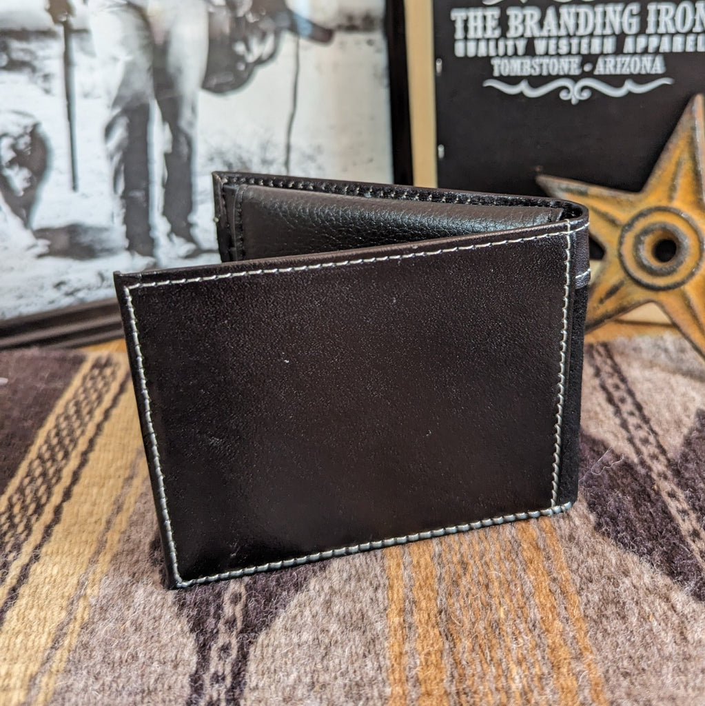 Men's Bi Fold Removable Passcase Wallet by Nocona   N500045001 back view