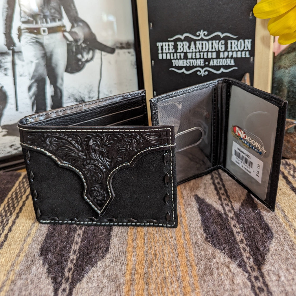 Men's Bi Fold Removable Passcase Wallet by Nocona   N500045001 inside view