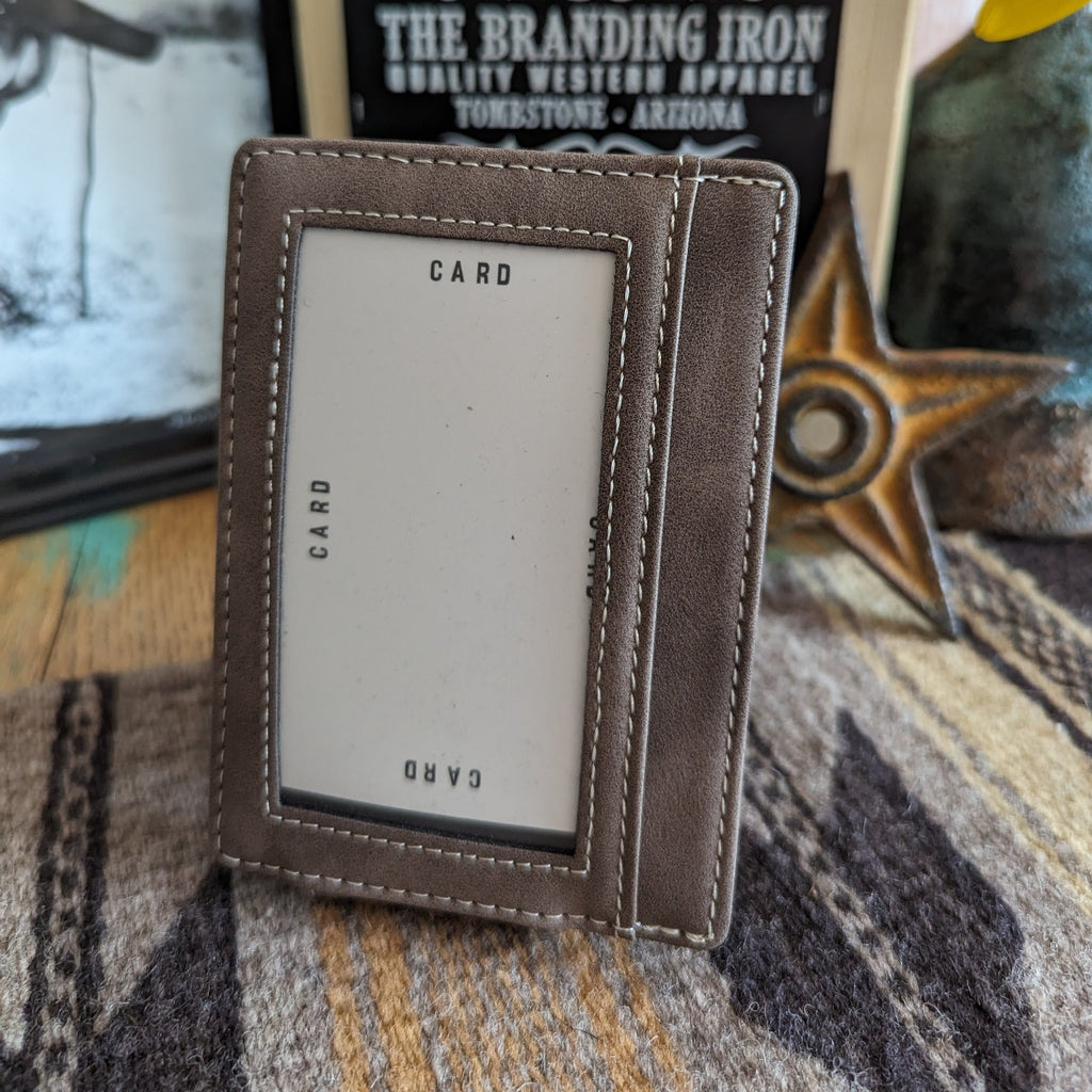 Bill Holder and Credit Card Money Clip Wallet by Mad Man  5151B back view
