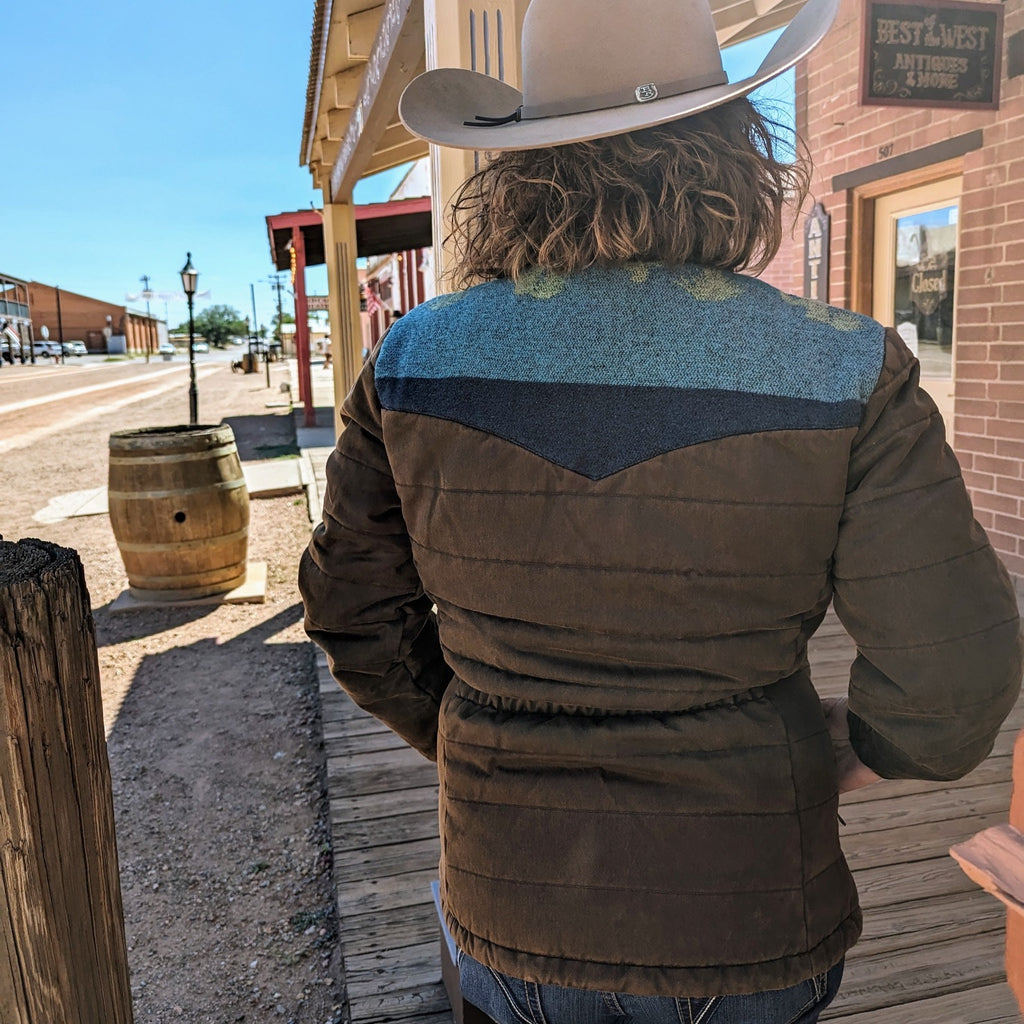 Women's "Aspen Jacket" by Outback Trading Co.   29819 back view