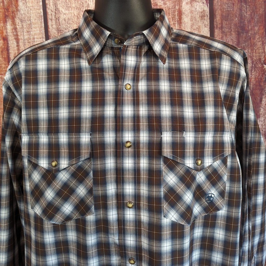 Men's "Pro Grayson" Long Sleeve Snap Shirt by Ariat    10046520 pocket view
