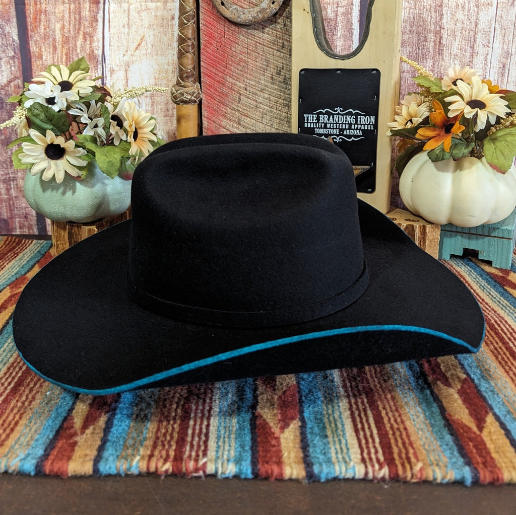 Felt Hat "Eliza" by American Hat Makers  710054-BLK Side View 