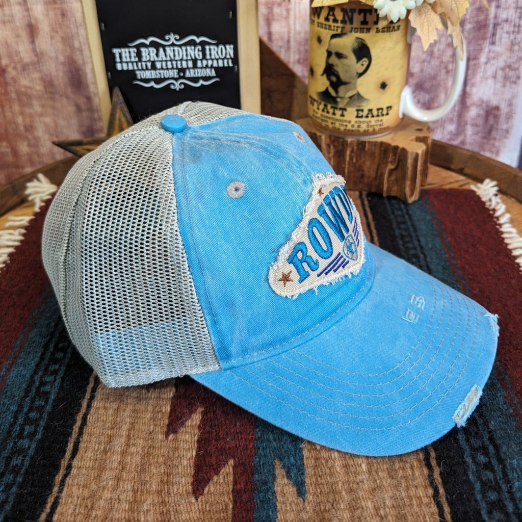 Trucker Cap with Velcro Closure by Ariat   A300084727 Side View