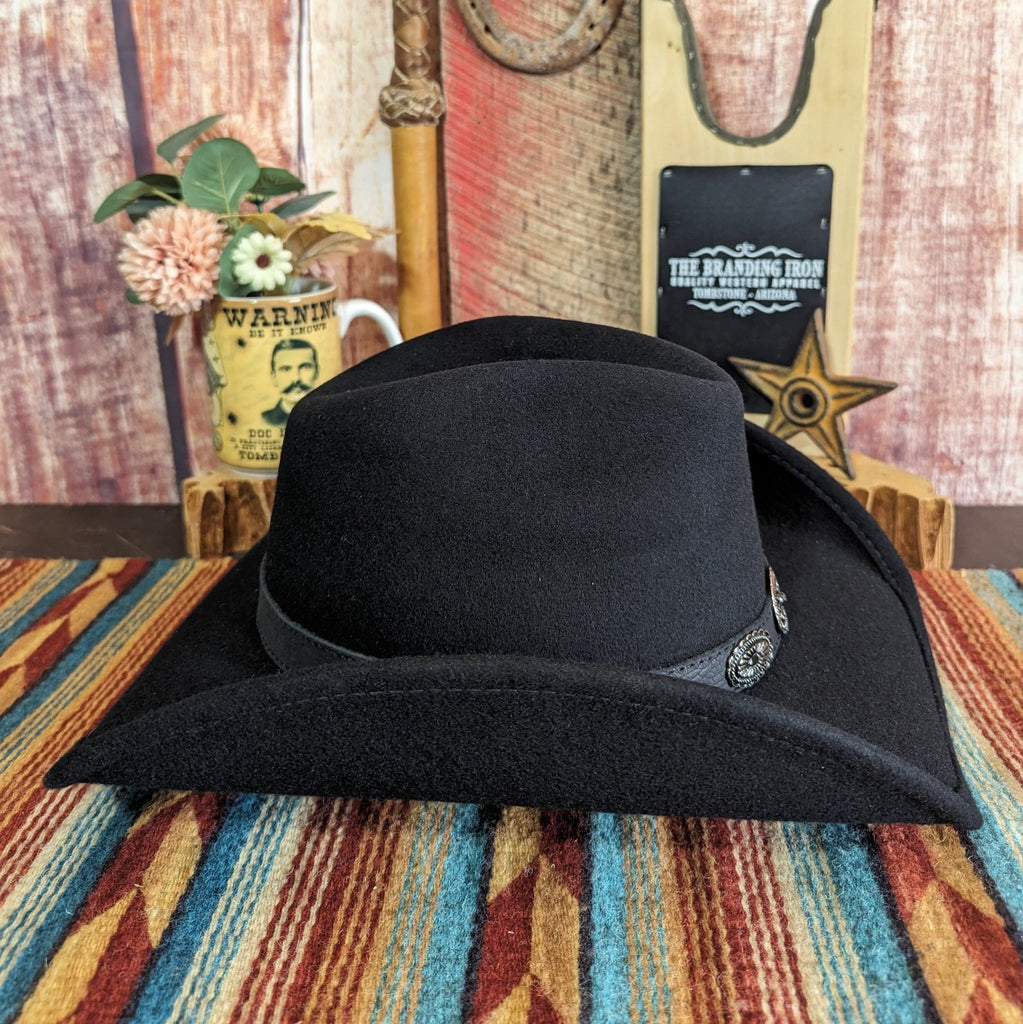 Wool Hat "Last Night" by Bullhide   0863BL side view