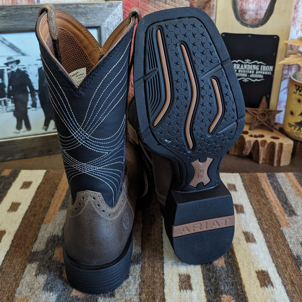 Men's Boot "Sport" Wide Square Toe by Ariat 10050993 Back Sole View