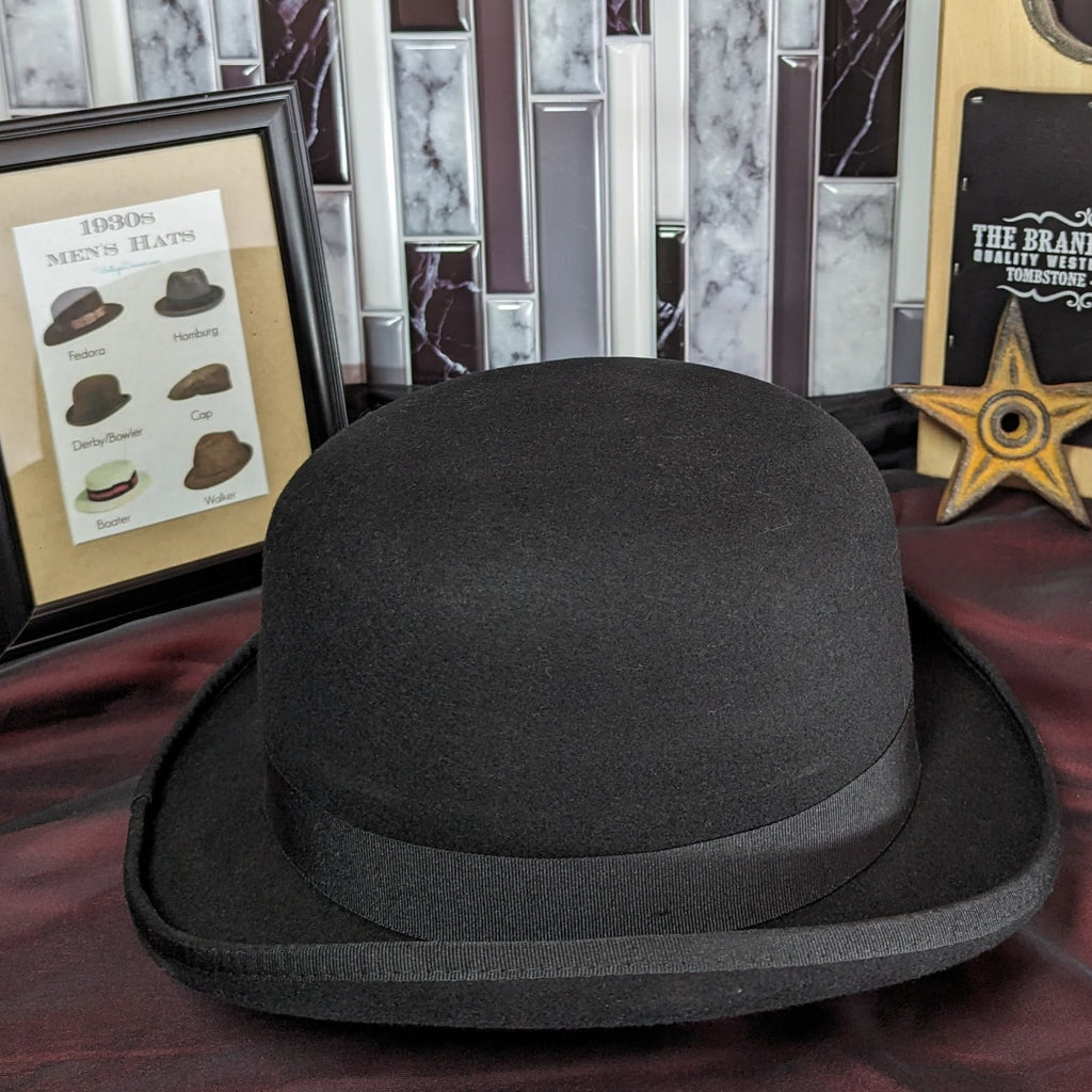 The "Monroe Derby" Hat by Stacy Adams SAW506-PACK Black Side View