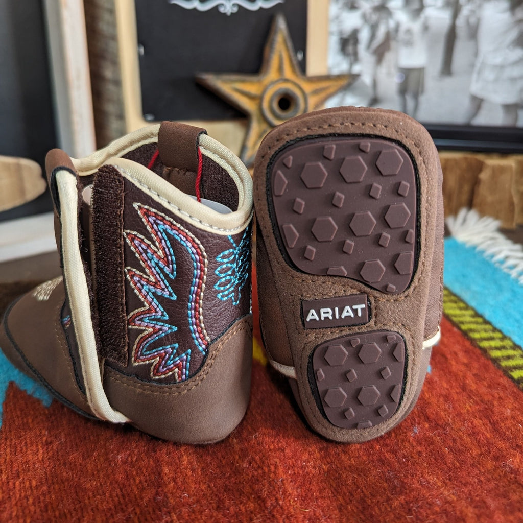 Ariat Lil Stompers "Briar" Infant Booties by M&F A442001902 bottom view