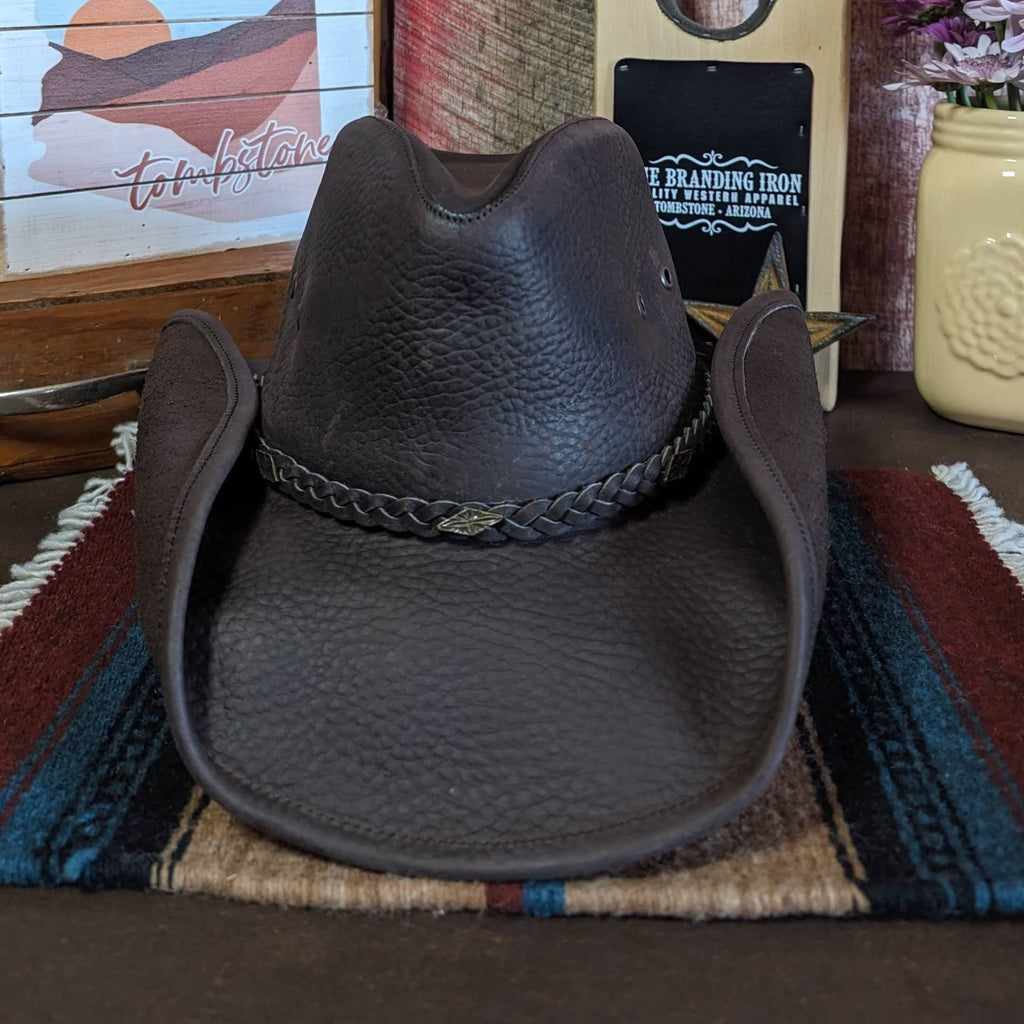 Bullhide "Bonnaroo" Leather Hat 4095CH Front View