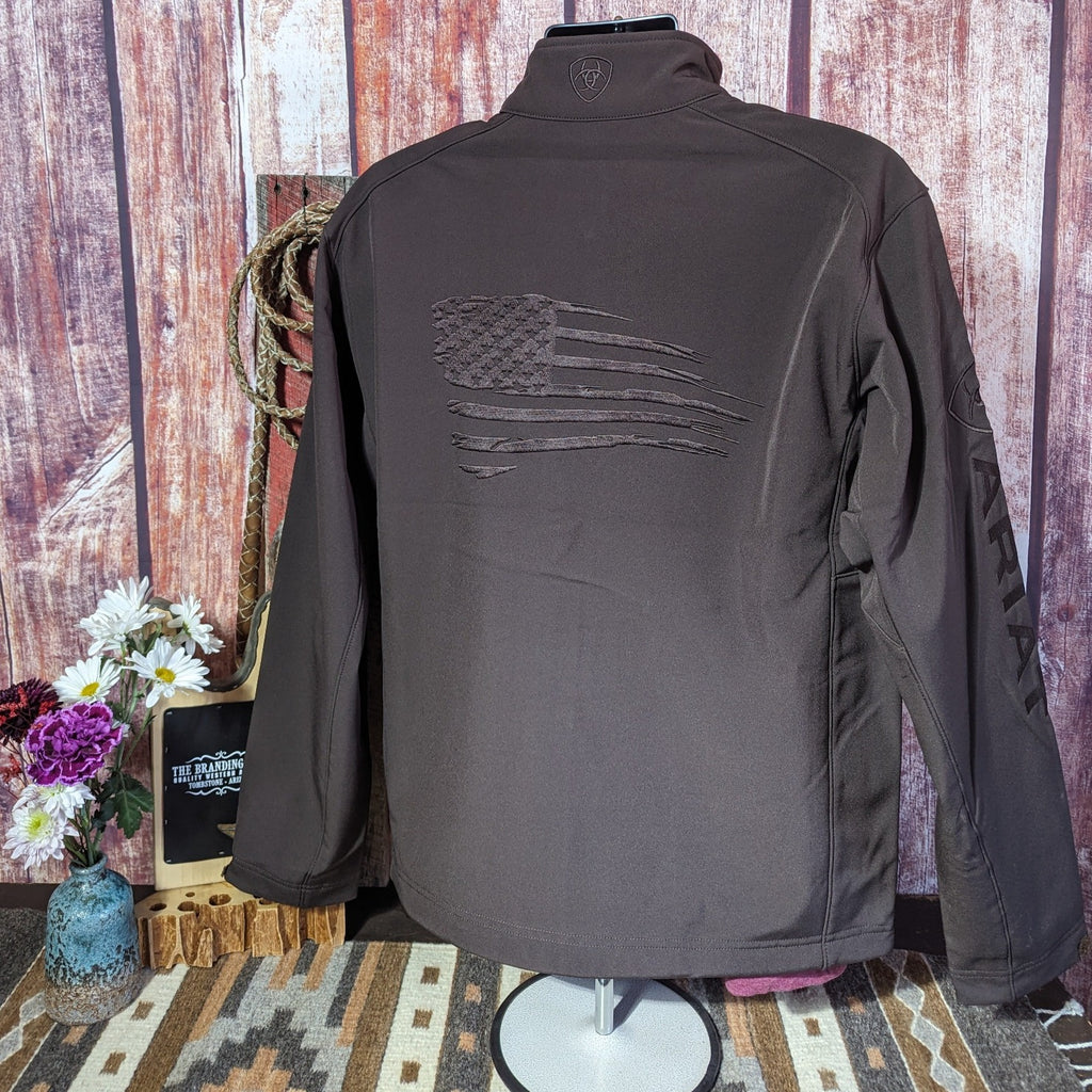 Men's Patriot Jacket by Ariat Coffee Back View